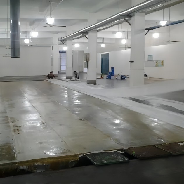 攀枝花防腐蚀地坪,环氧玻纤地坪，玻纤工业地坪，环氧玻纤布地坪,乙烯基玻纤布地坪产品图3